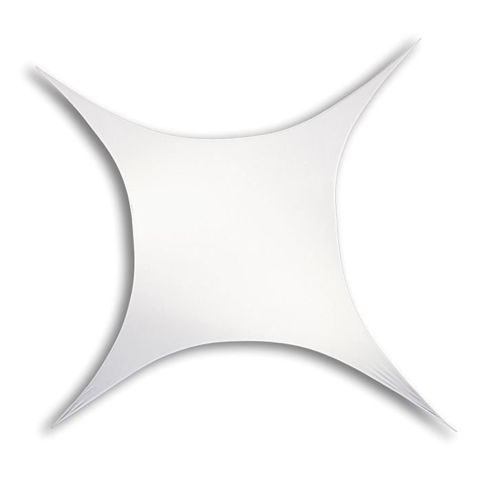Stretch Shape Square Large White