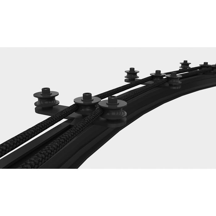 Rope Guide, Black - TEATERTEKNIK AB
