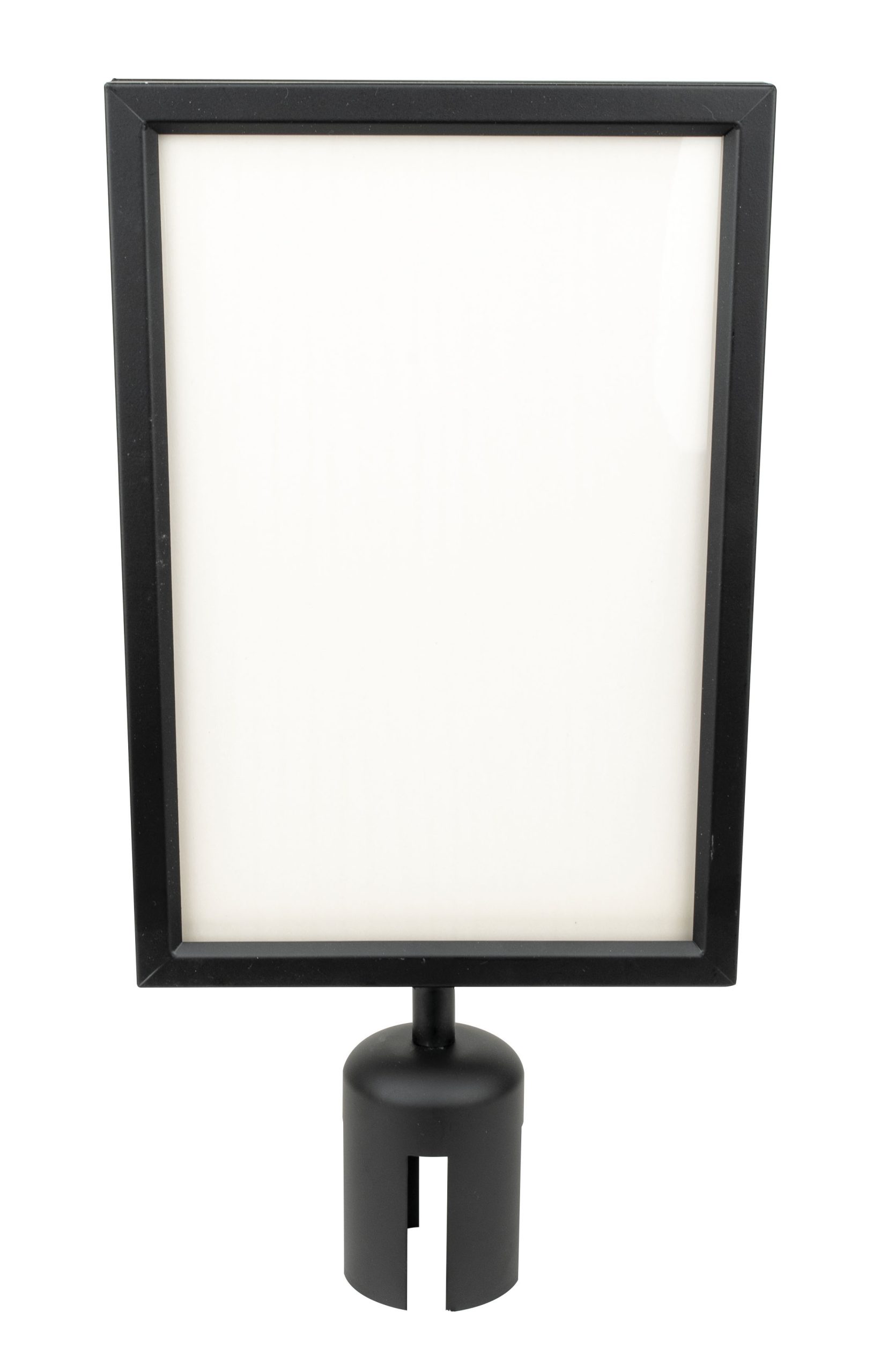 Sign Holder for Barrier Black