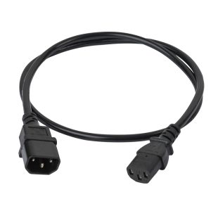 IEC C13 Female to IEC C14 Male 3 x 1.0 mm²