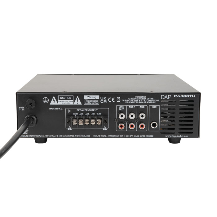 PA-380TU 80 W 100 V Amplifier - Bild 2