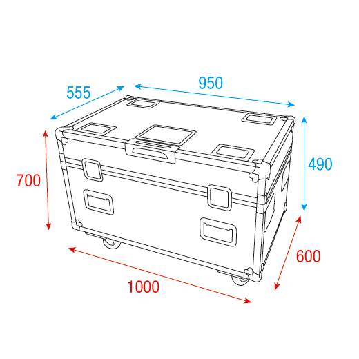 Case for 4x Furion W402 WashBeam - Bild 4