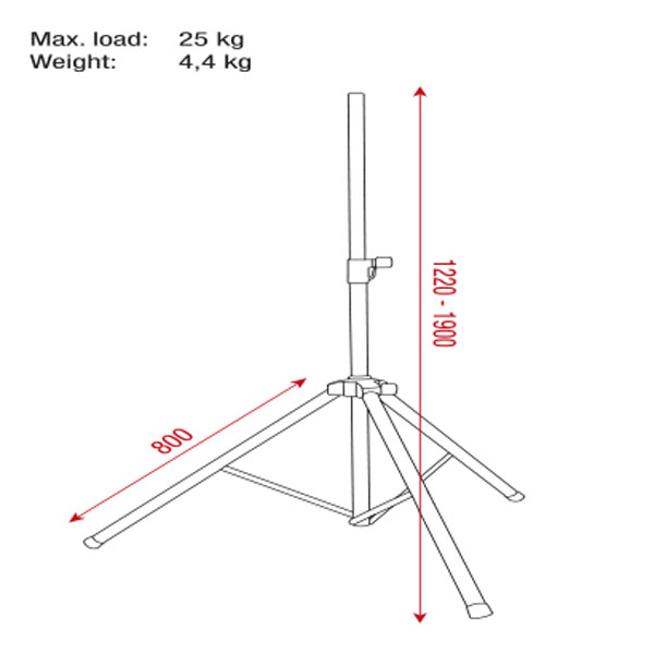 Speaker Stand Set TEATERTEKNIK AB