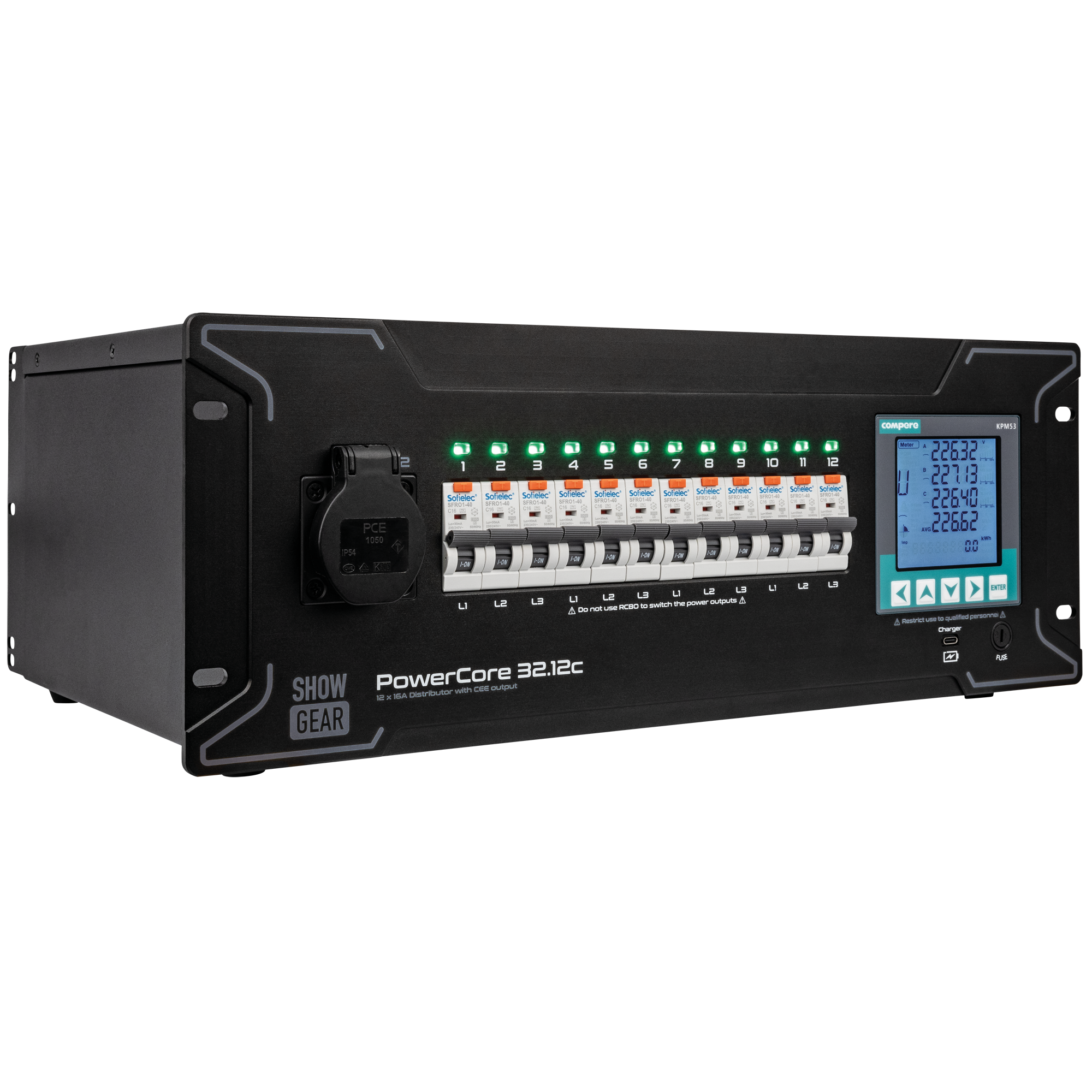 PowerCore 32.12c 1 + 11x CEE 16A - Bild 3
