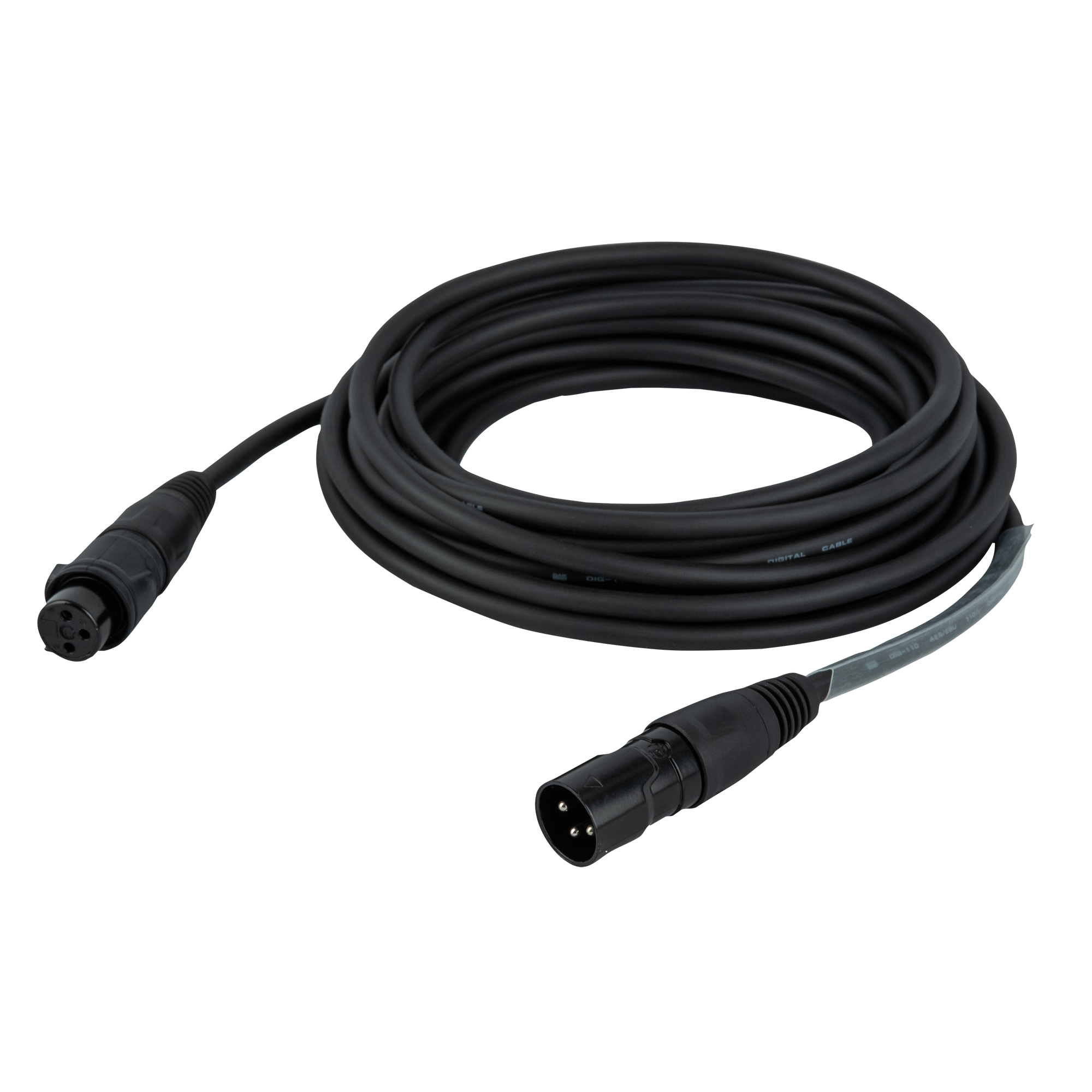FLR73 - IP65 DMX/AES-EBU XLR/M 3P to XLR/F 3P Rean RCX3 series