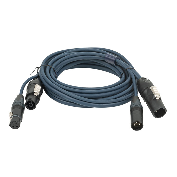 FP-13 Hybrid Cable - powerCON TRUE1 & 3-pin XLR - DMX / Power