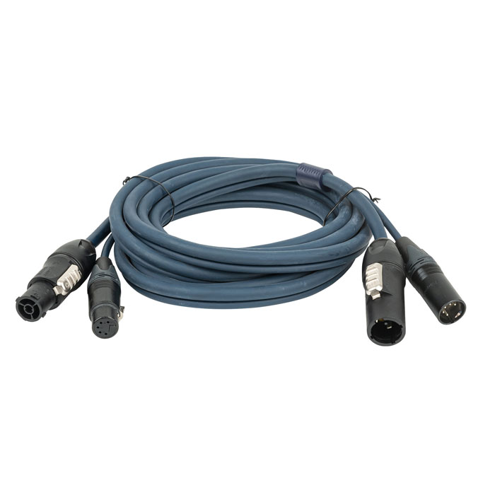 FP-14 Hybrid Cable - powerCON TRUE1 & 5-pin XLR - DMX / Power