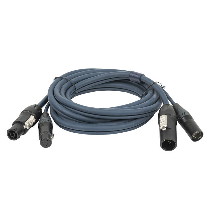 FP-14 Hybrid Cable - powerCON TRUE1 & 5-pin XLR - DMX / Power