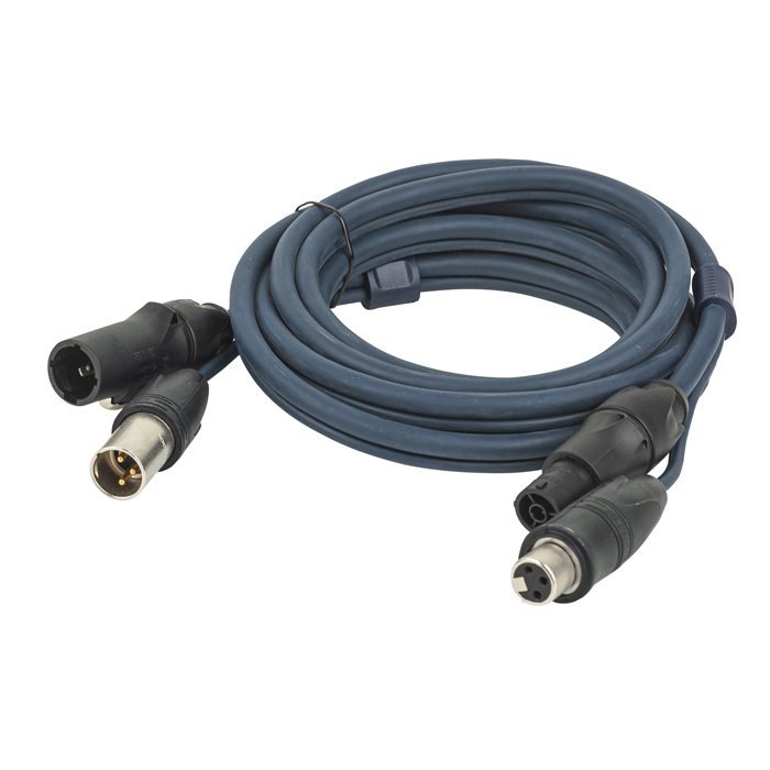 FP-15 Hybrid Cable - powerCON TRUE1 & 3-pin XLR IP - DMX / Power