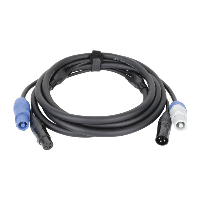 FP20 Hybrid Cable - Power Pro & 3-pin XLR - DMX / Power